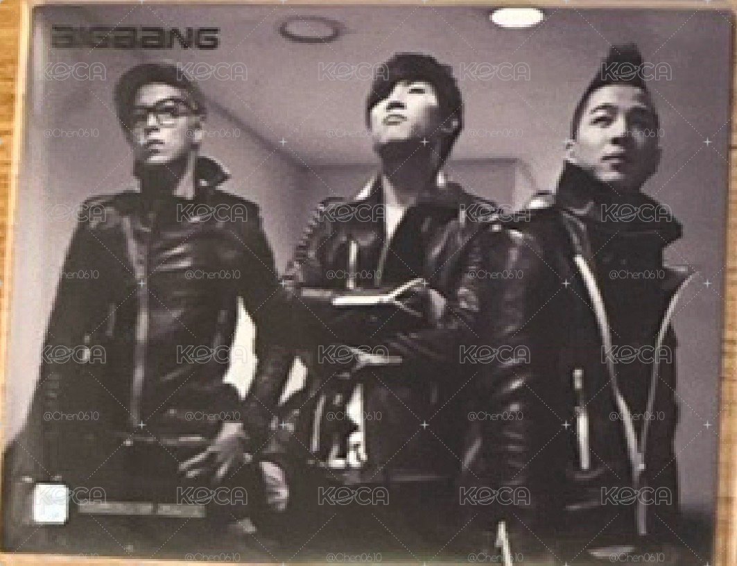 BIGBANG 綠骷髏 大聲、太陽、T.O.P.團體卡