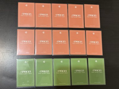 TWICE JP精選五 初回限定A/B盤 專輯卡