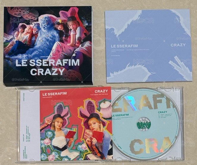 CRAZY 日專 初回限定A 空專 貼紙采