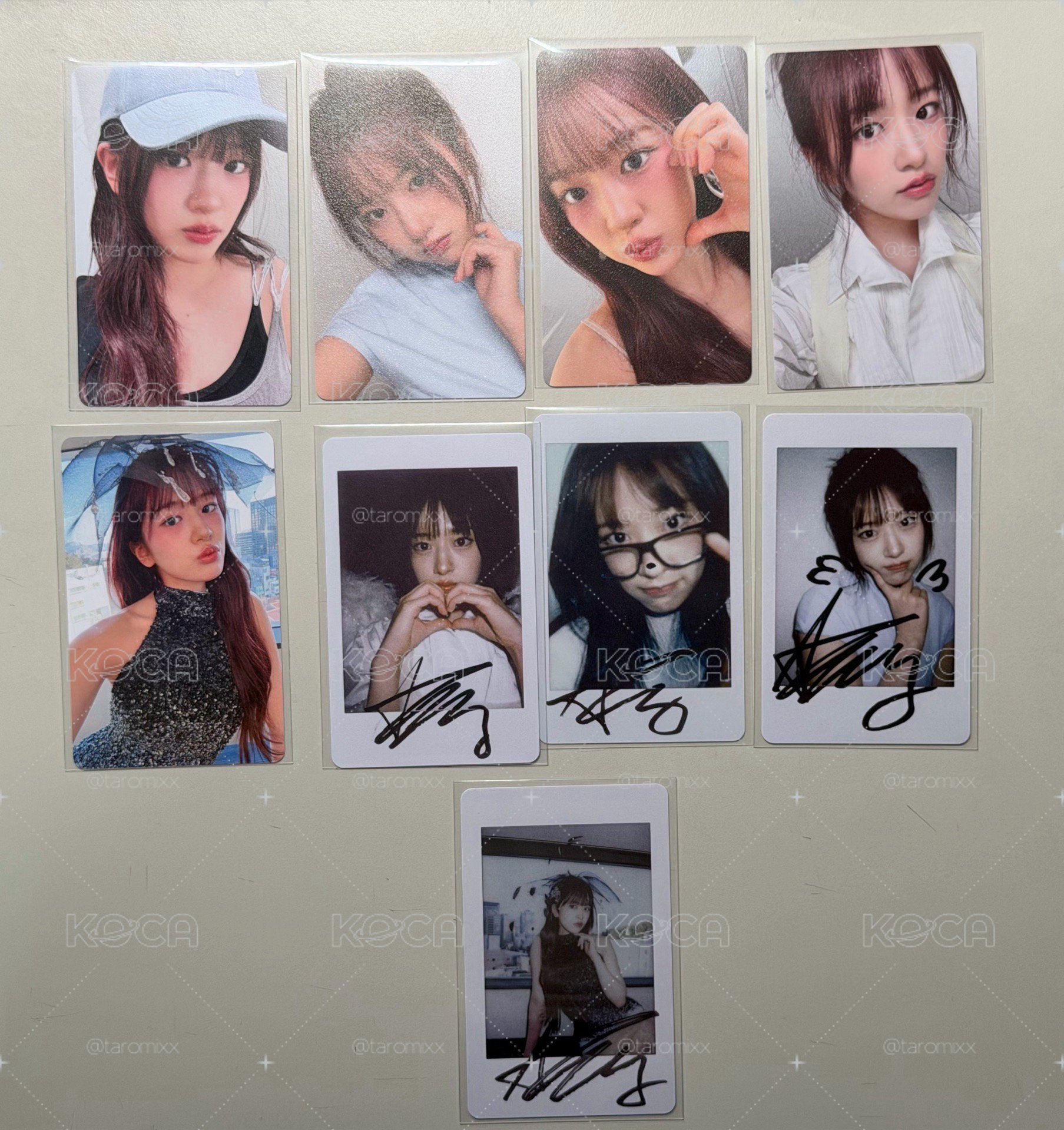 安兪真 ARENA 雜誌小卡 一套