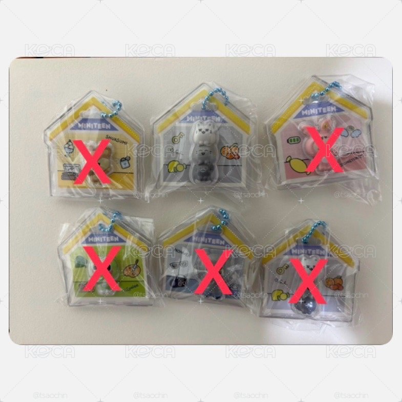 miniteen周邊(單出不綁，原袋都在）