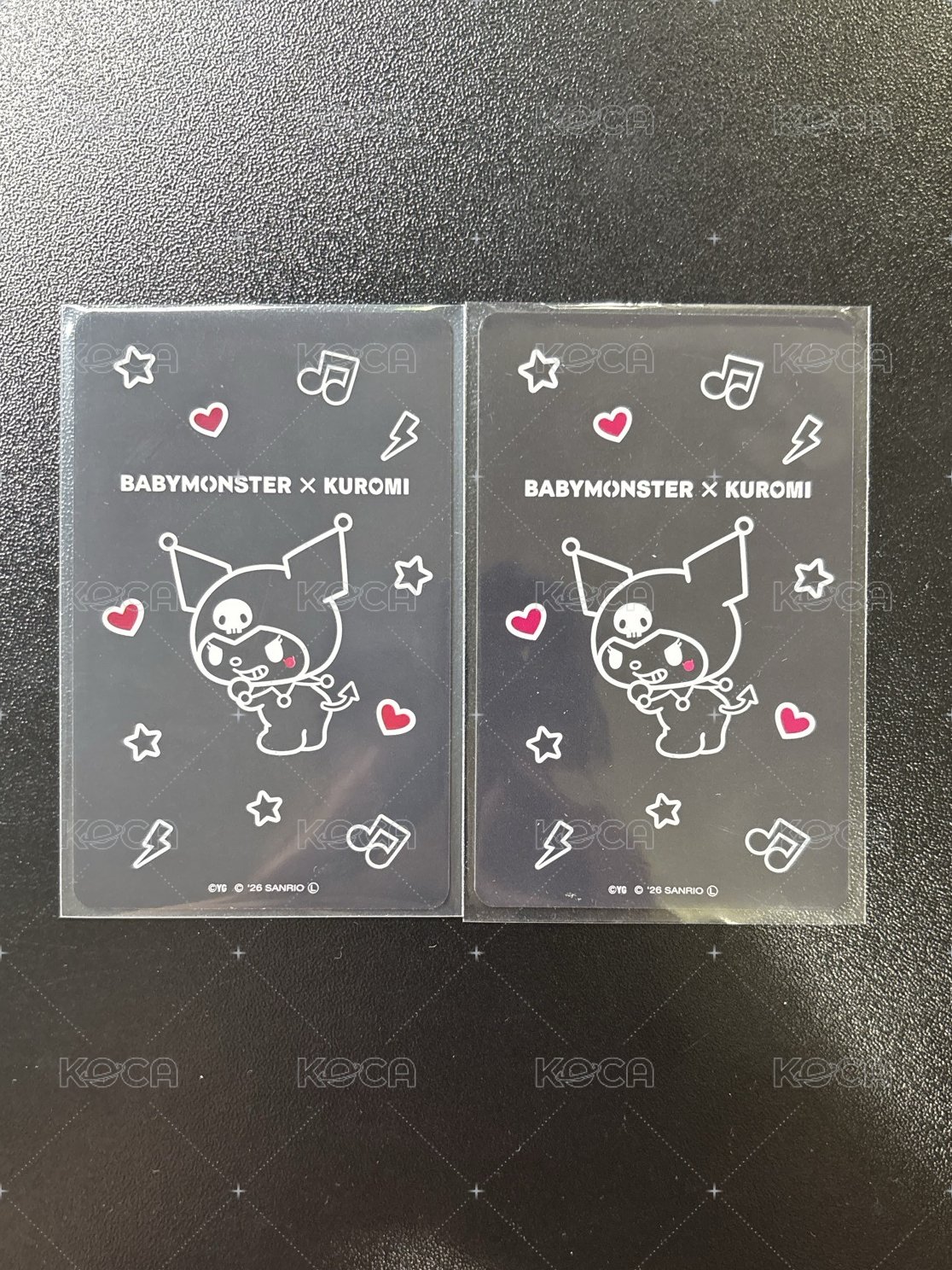 BABYMONSTER X Kuromi 酷洛米 隨機卡（兩隻不拆） 