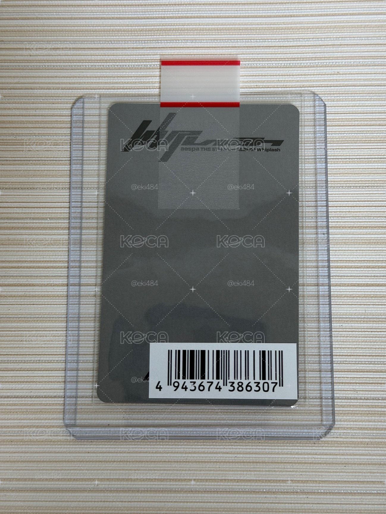 aespa Whiplash 華納 特典卡 冬柚雙人卡A