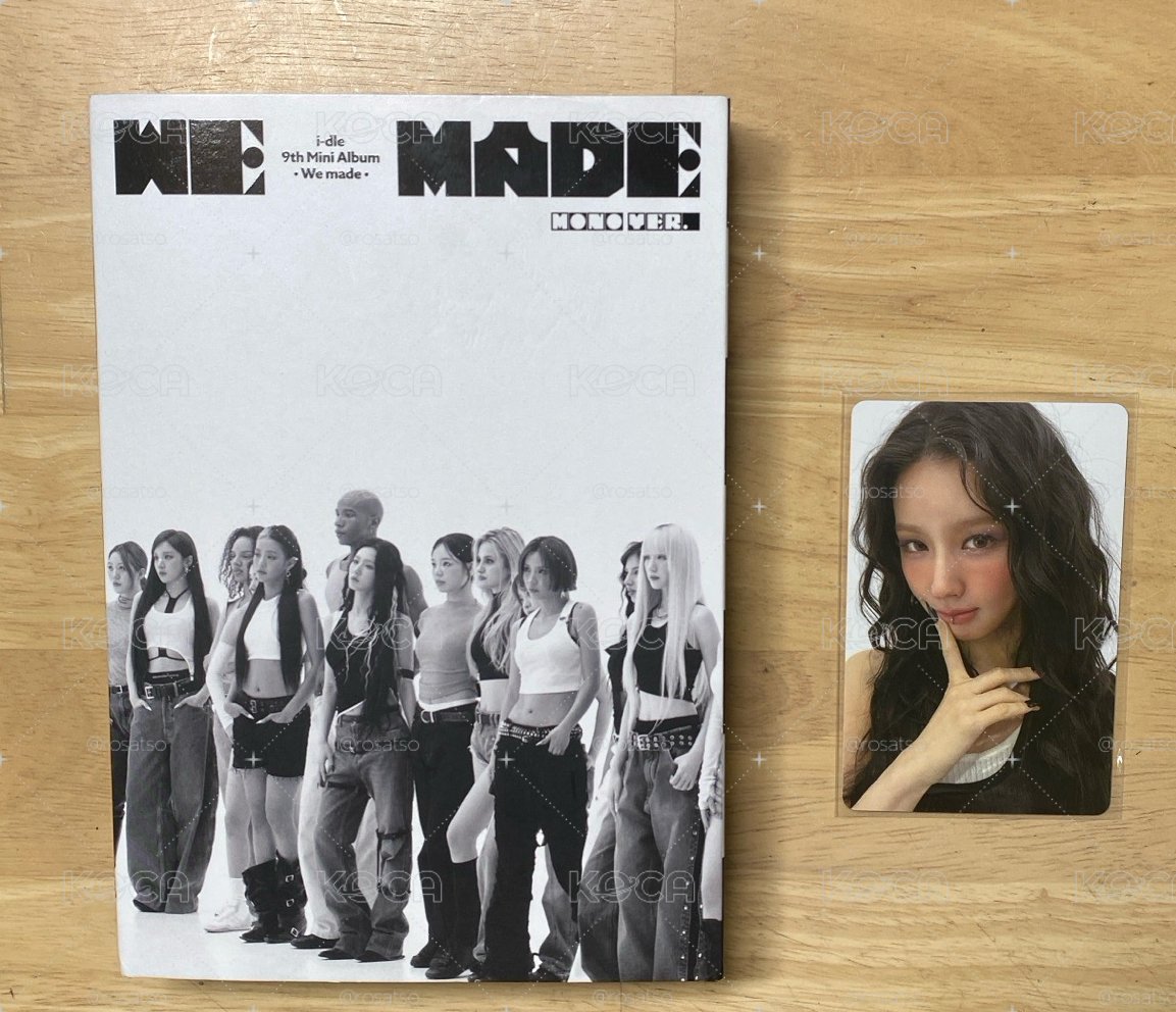 i-dle We made 美網 已拆專 只有一張專卡