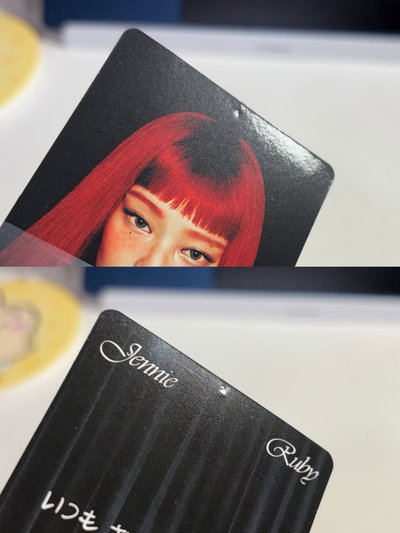 Ruby 初回限定盤 專輯卡（頭頂正上方黑色處有損）