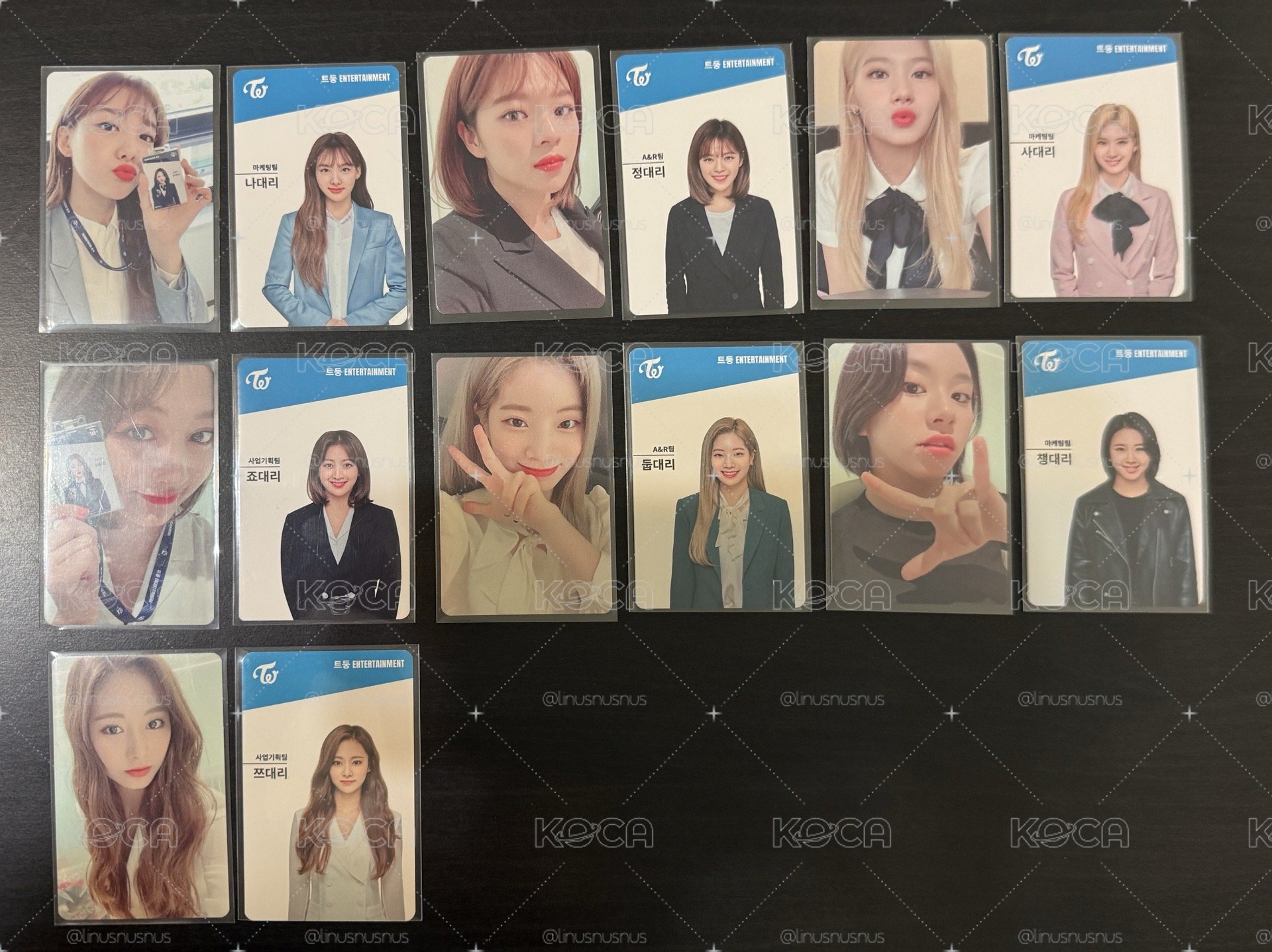 TWICE OFFICIAL FANCLUB 三期會員禮小卡