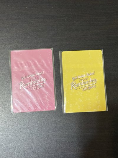 TWICE 康普茶 代言卡 