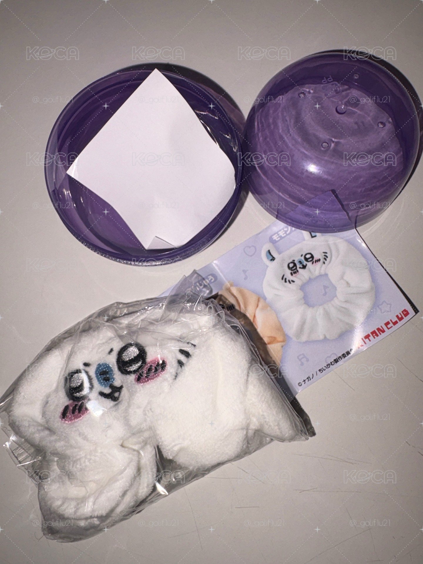 奇譚扭蛋 毛絨髮圈 髮飾 小桃