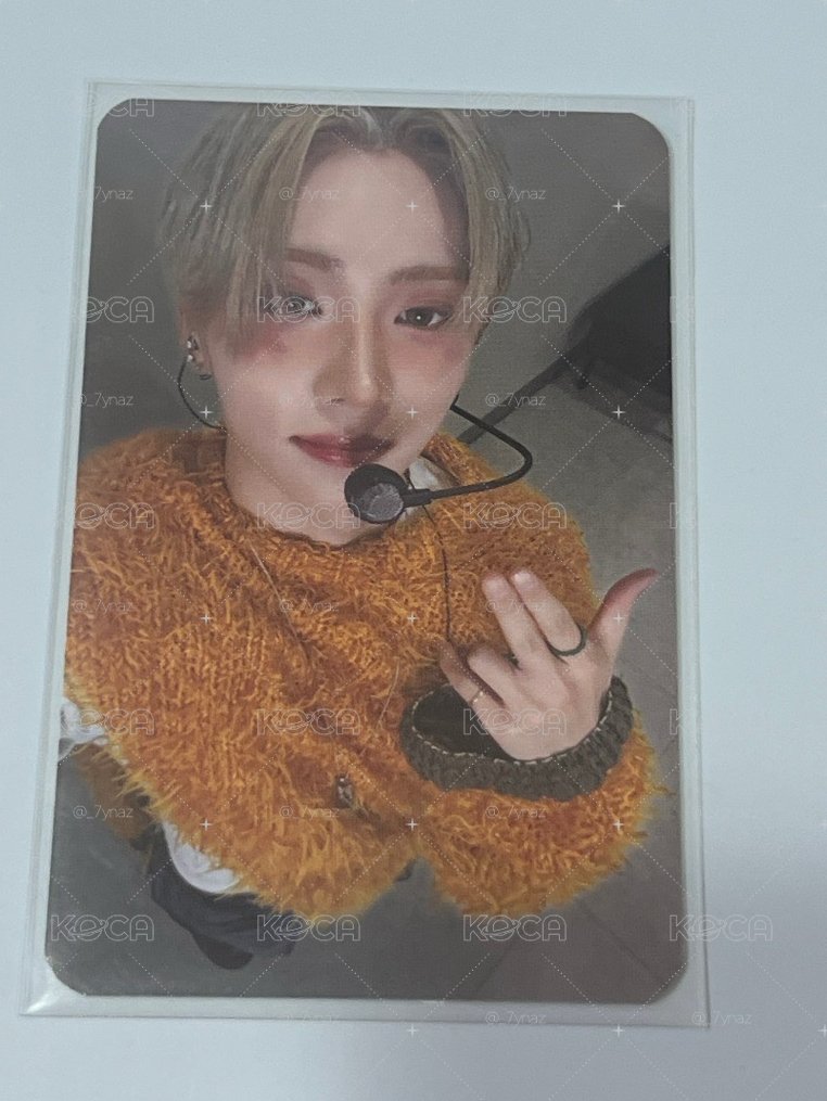 迷一 mnet SHOWCASE晚場 簽售卡 
