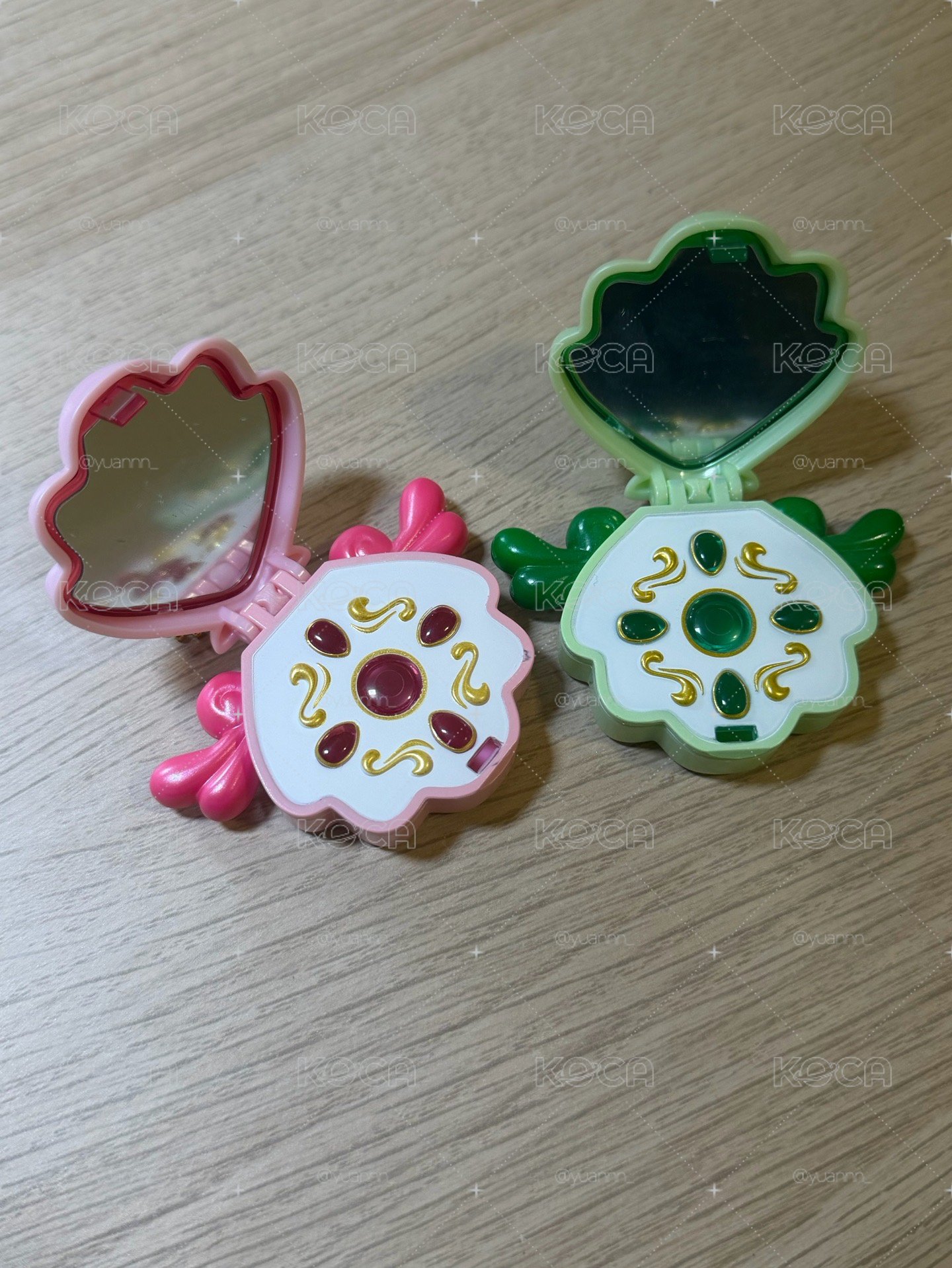 真珠美人魚鏡子吊飾 露亞、麗娜
