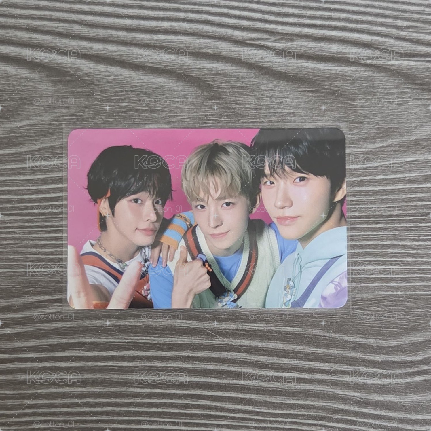 NCT WISH 年曆後續 特別萌ㄉ三人卡!