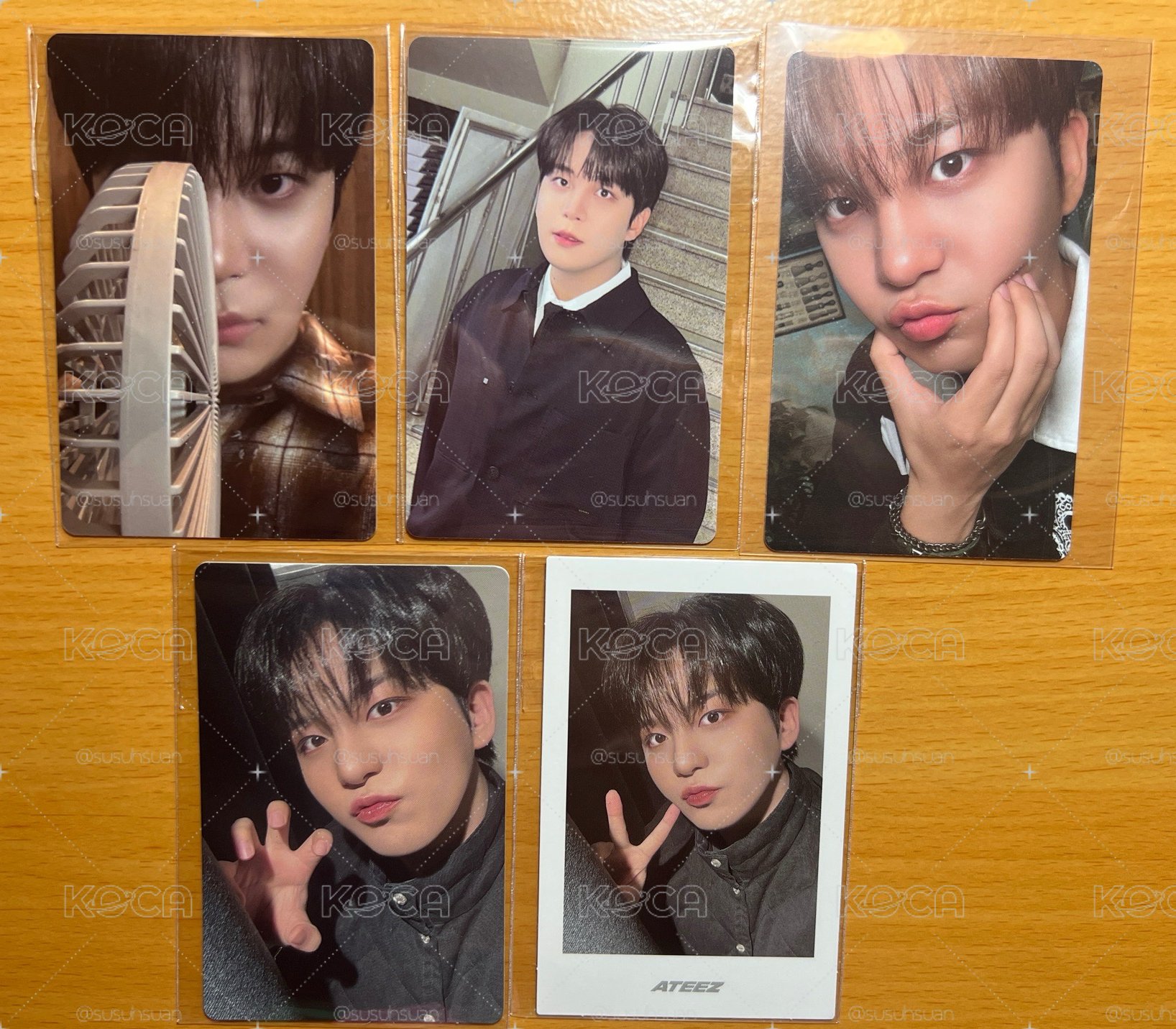 Ateez 鍾浩 小卡