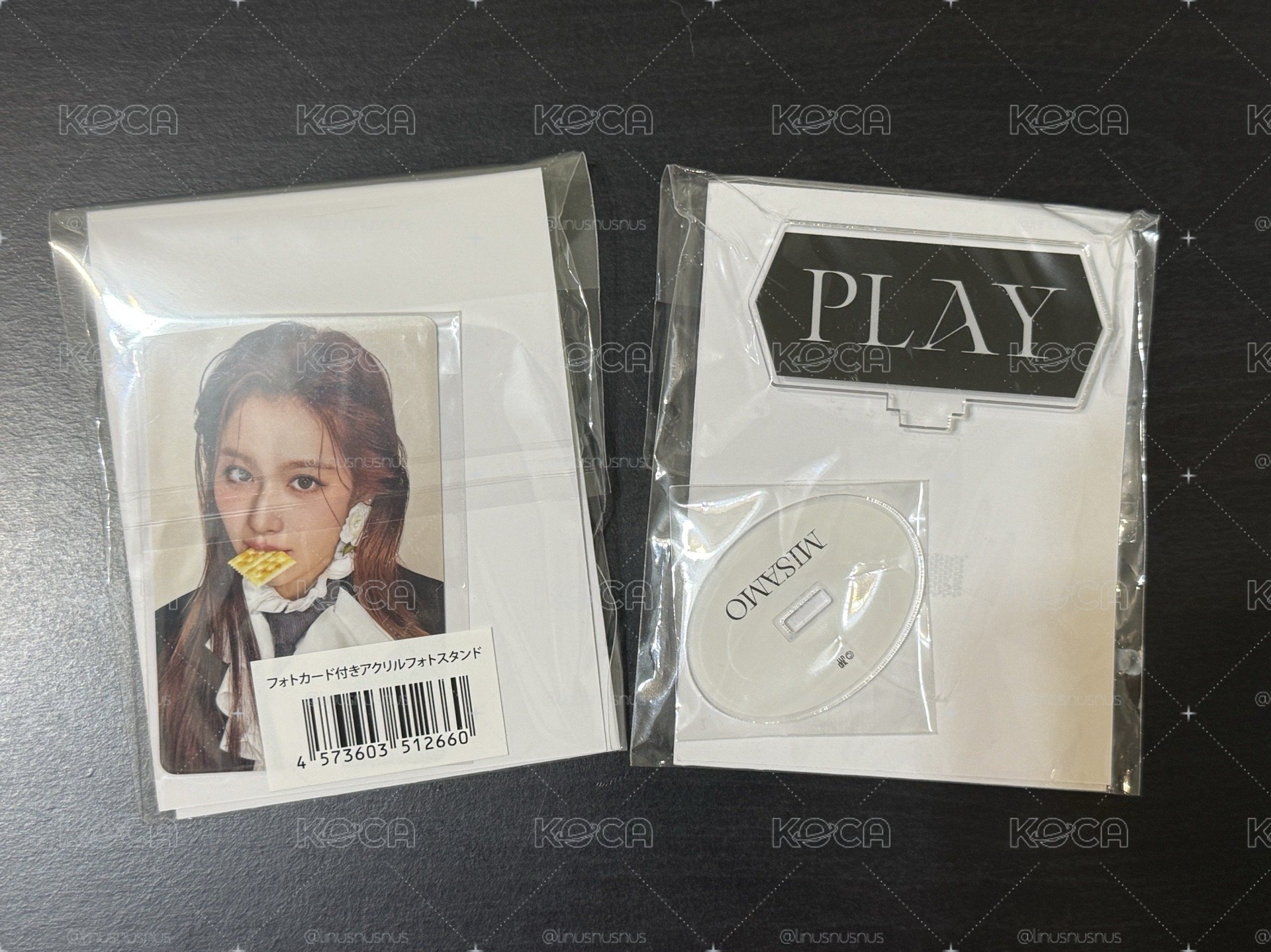 MISAMO PLAY JYP JAPAN 特典 立牌