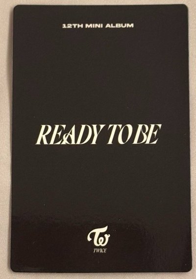 Ready To Be 打歌卡 子瑜