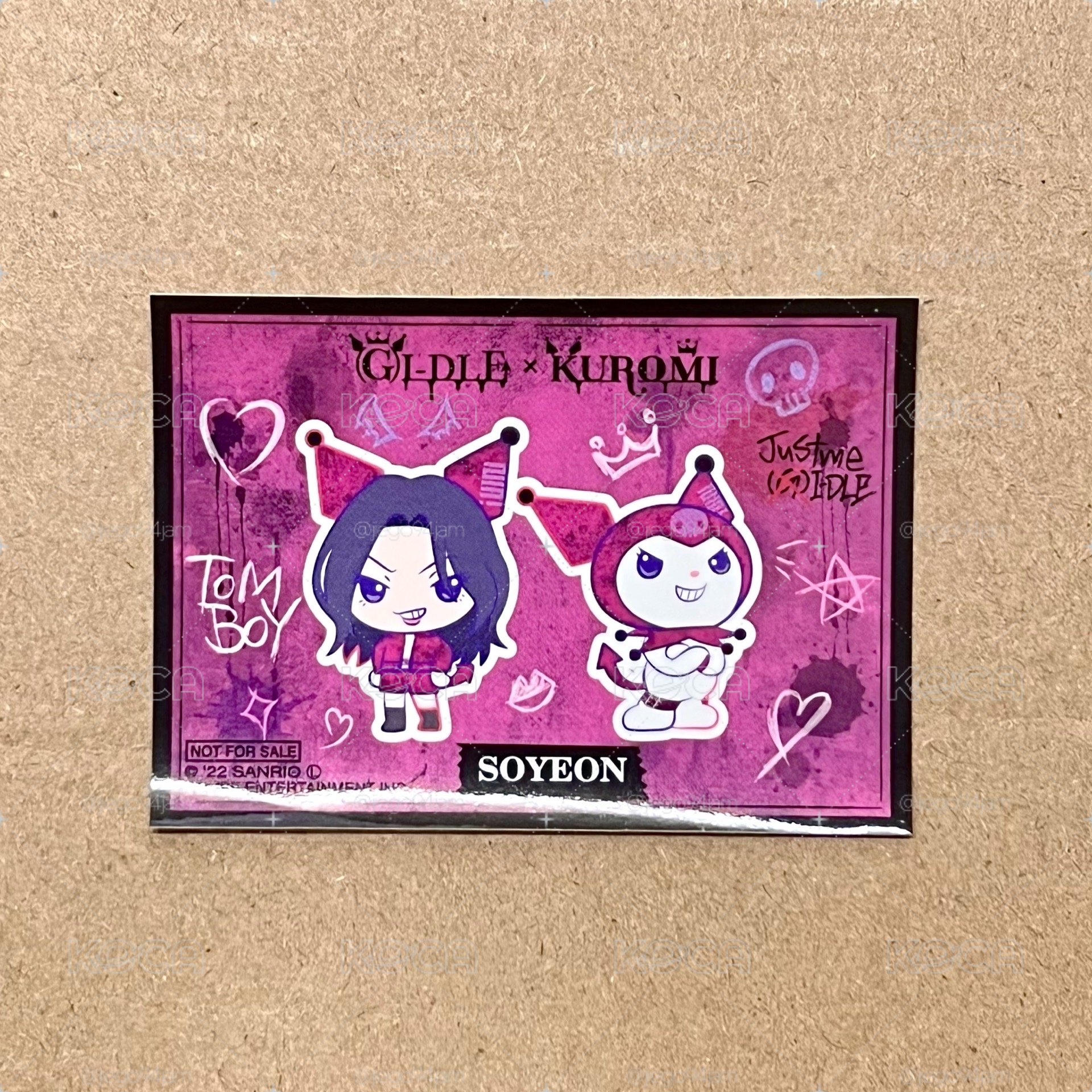 庫洛米聯名貼紙 一套