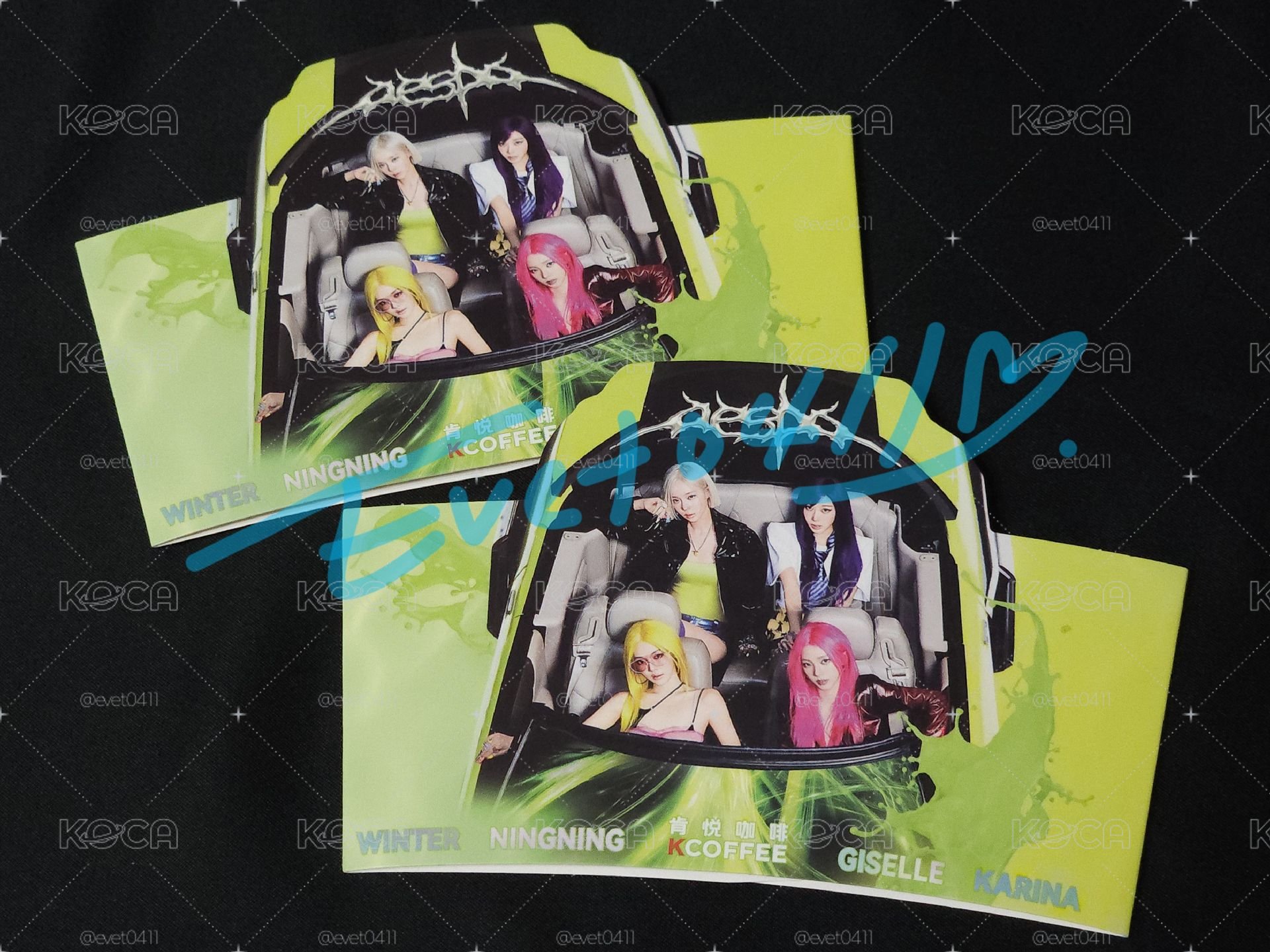 aespa×肯悅咖啡聯名卡