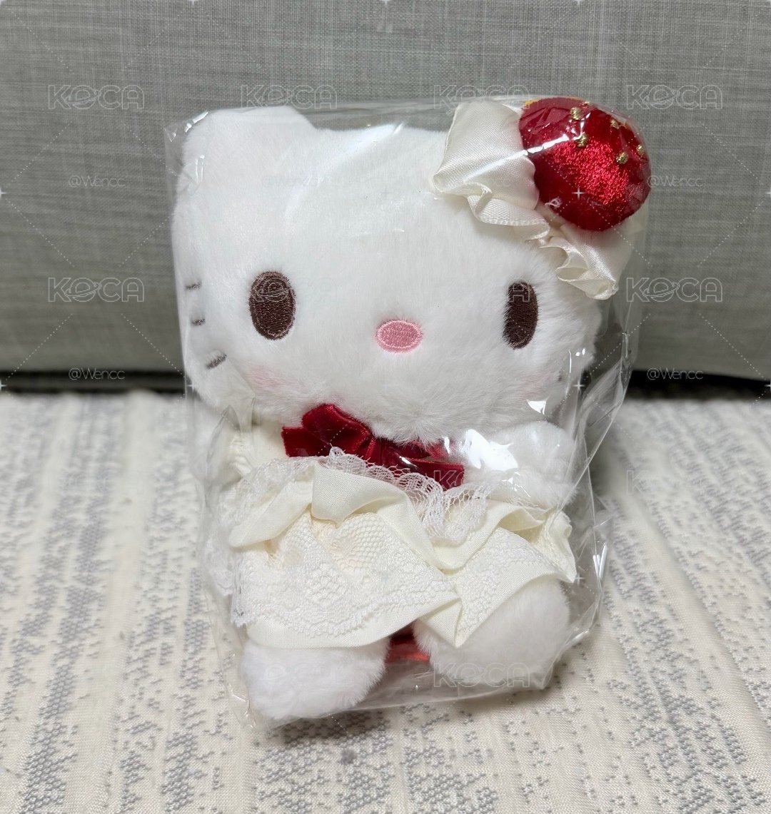 草莓蛋糕系列 kitty 吊娃