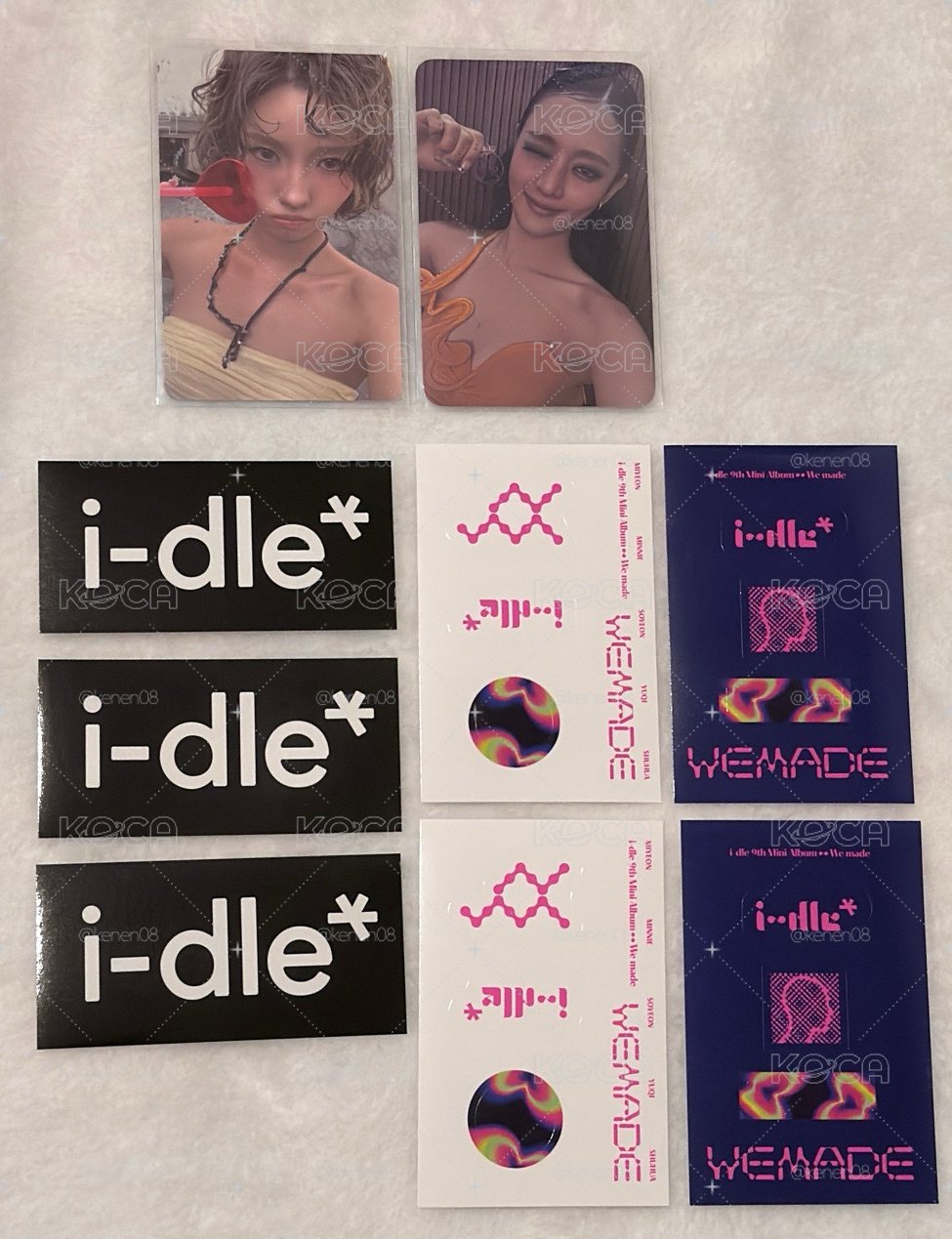 i-dle 娟妮卡+貼紙組