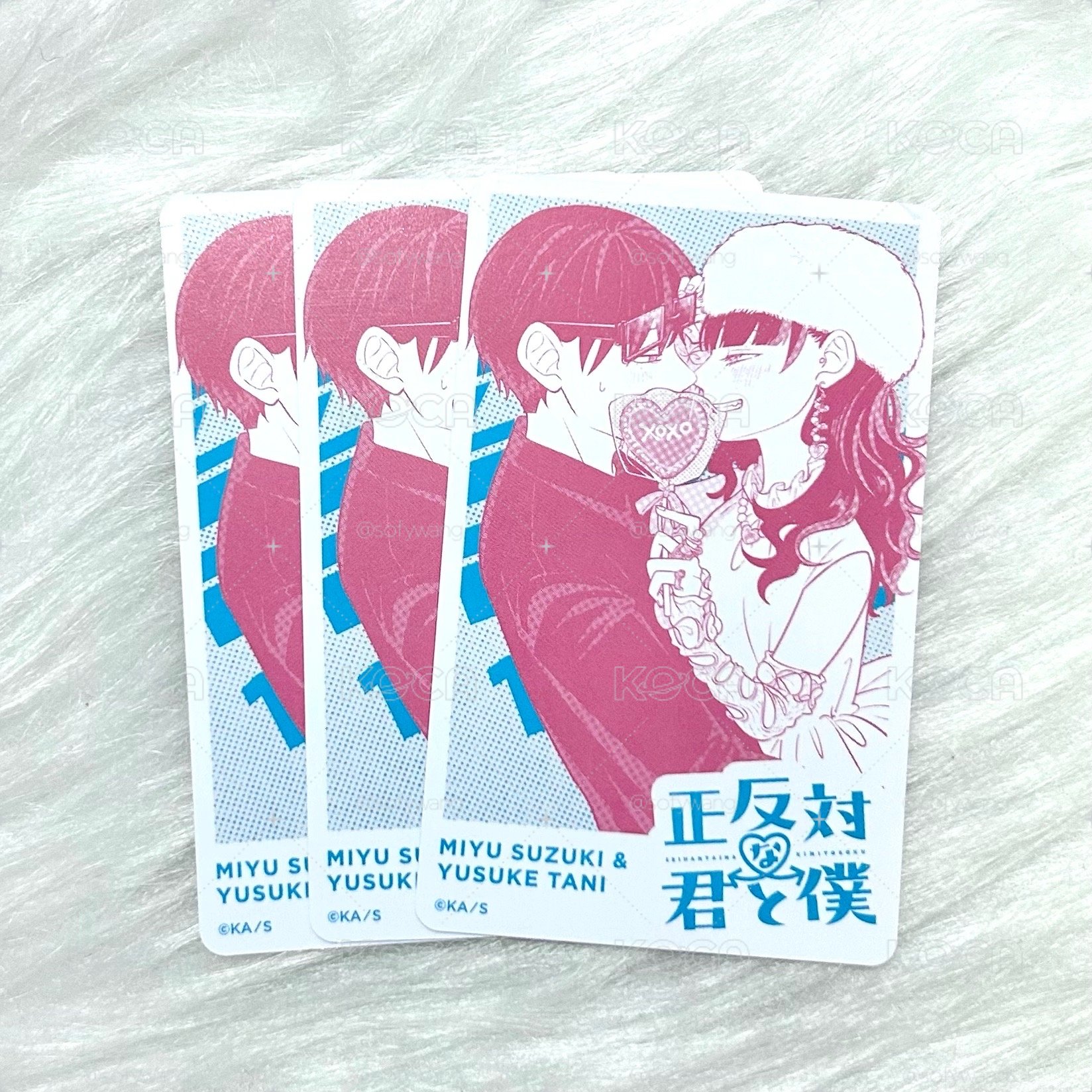 ［現貨 可直接下單］相反的你和我 jump shop 十週年 限定 特典 小卡 拍立得 鈴木實優 谷悠介