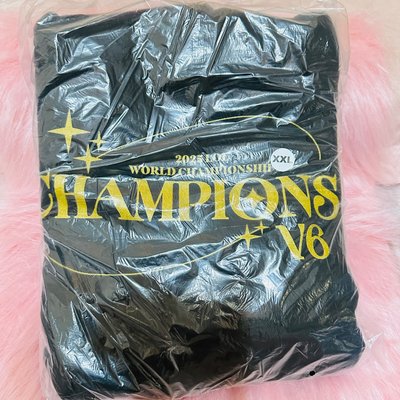 絕版T1六冠國際版帽T（2XL)