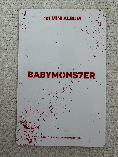 BABYMONS7ER 團封 專輯卡 雅賢