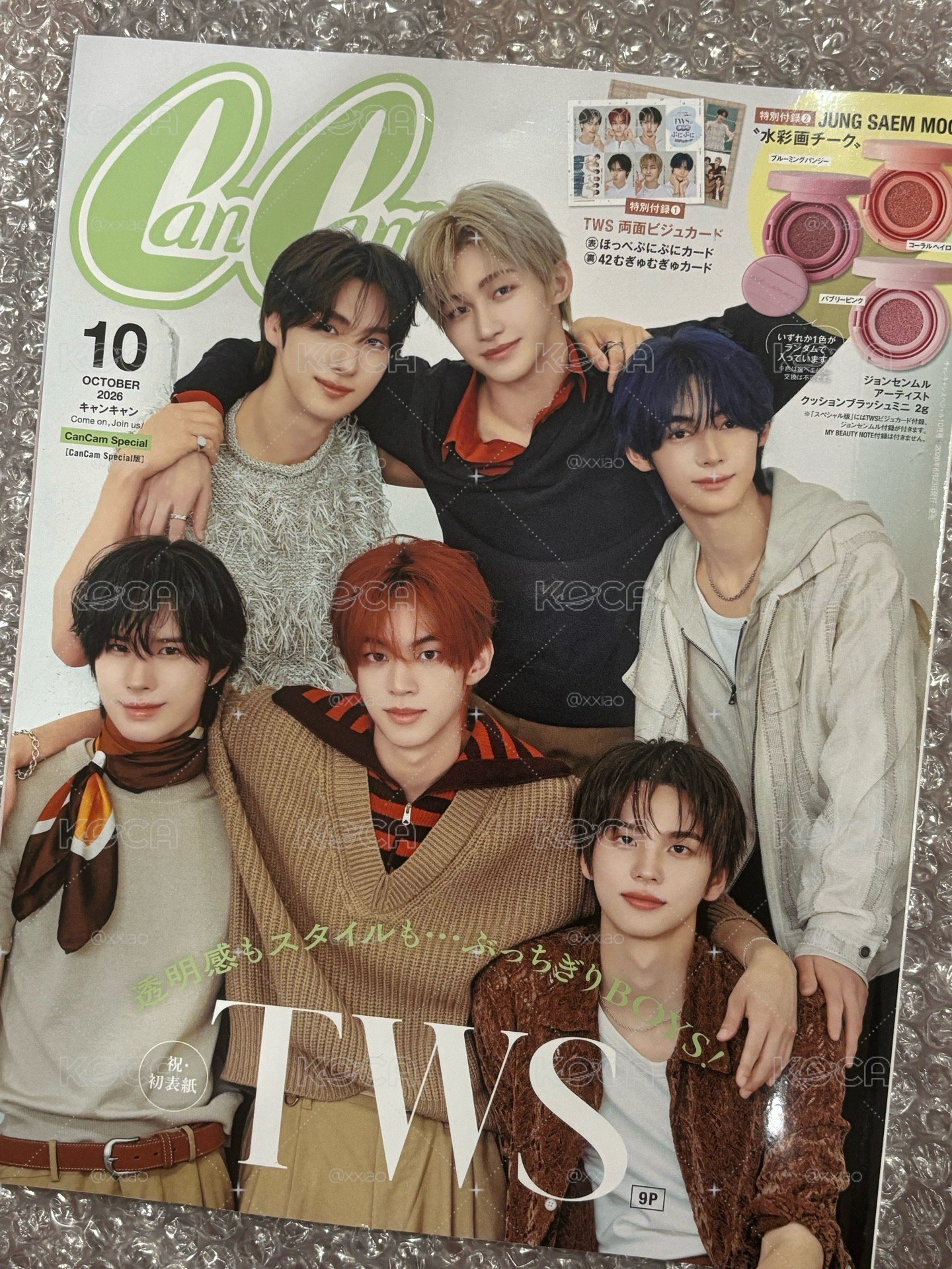 TWS CanCam雜誌10月号（無腮紅）