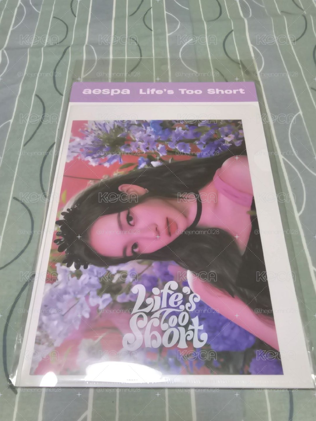 全新未拆 LTS 明信片組 閃卡組 Karina