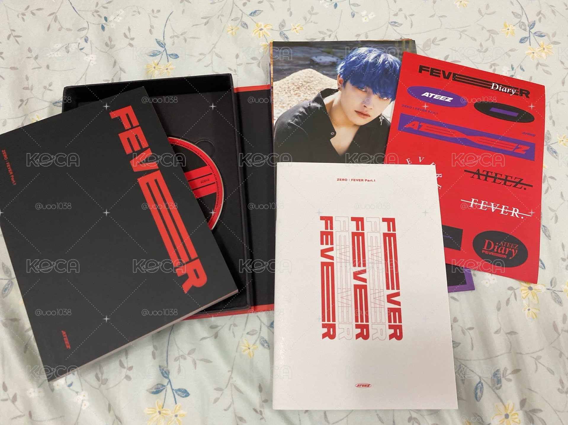 Ateez Fever part1 Diary版空專