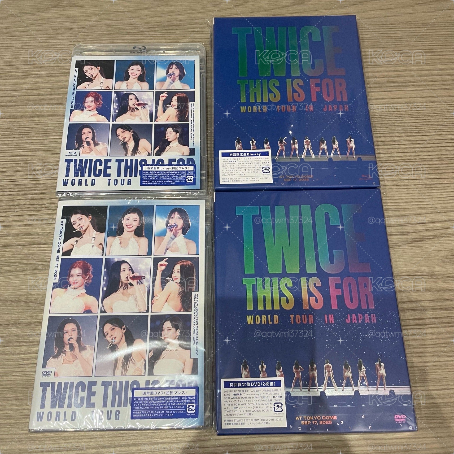 現貨 全新未拆 東蛋DVD 初回限定盤/初回通常盤 附JYP JAPAN特典 