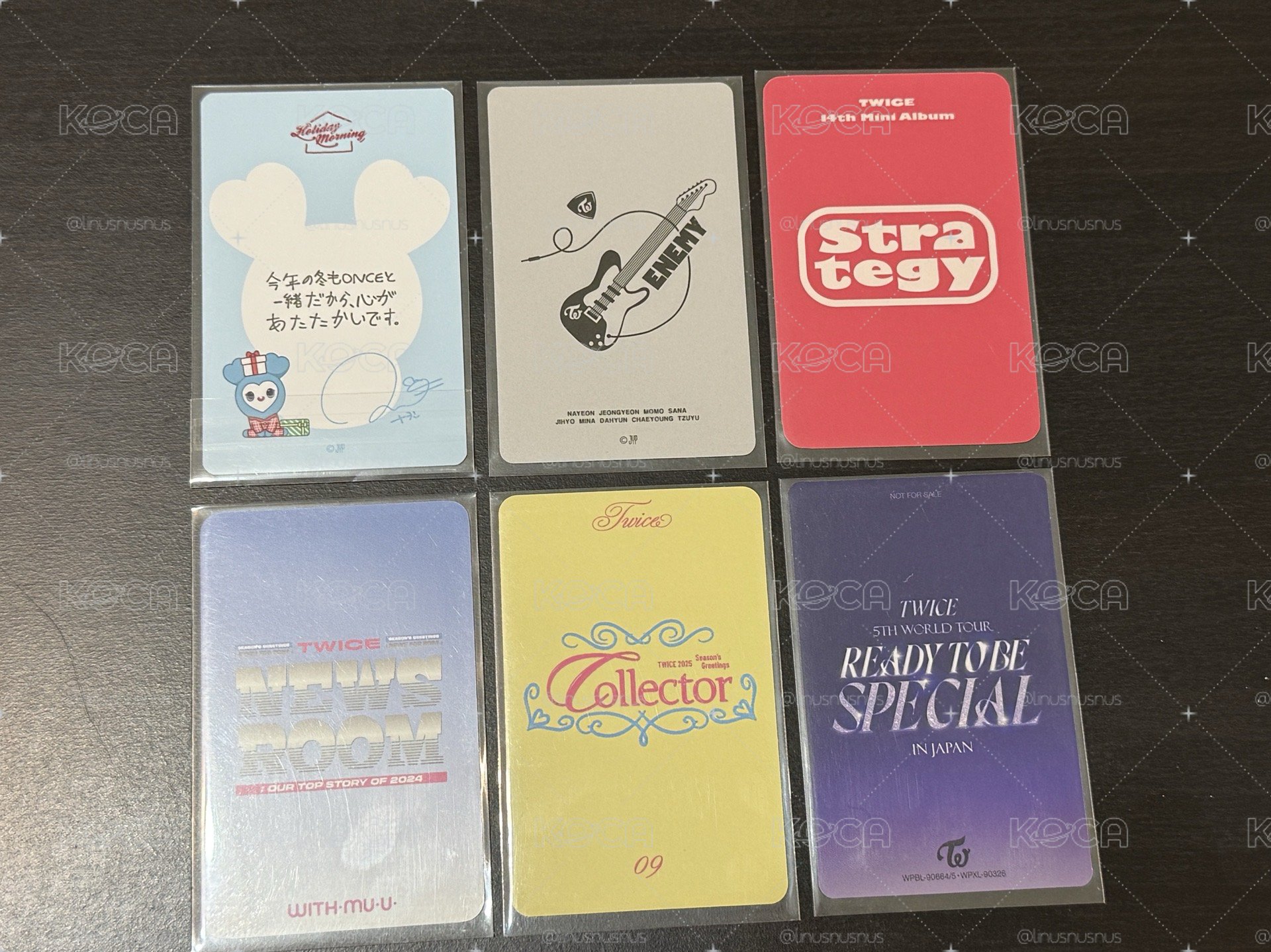 TWICE 娜璉 滿額卡 幸運卡 年曆卡 DVD小盤