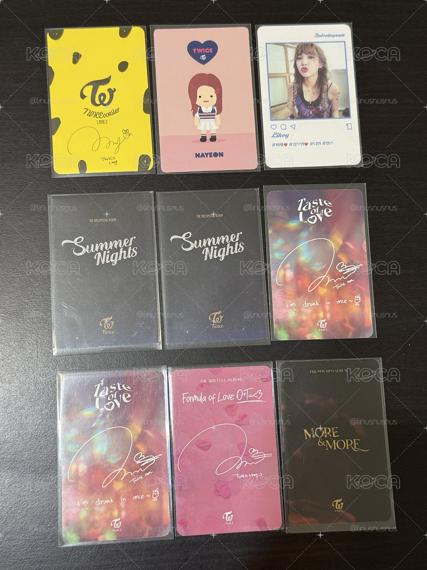 TWICE 娜璉 早期專卡小盤
