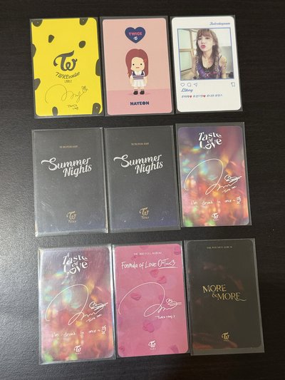TWICE 娜璉 早期專卡小盤