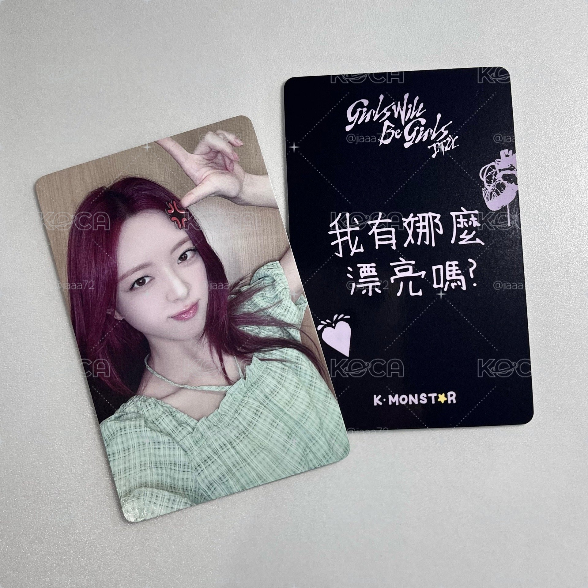 Yuna｜GWBG km簽售卡
