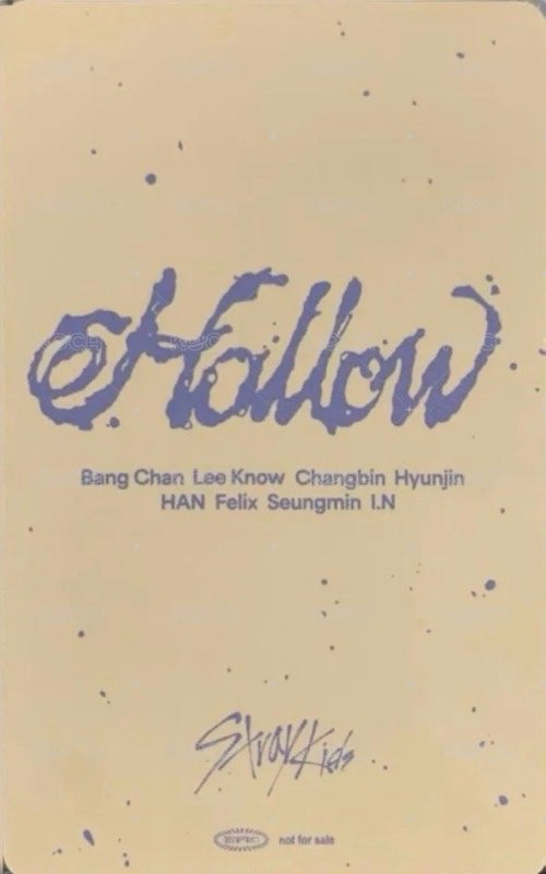 Hollow Entry card / venue-limited card 靜岡 05/10 Back