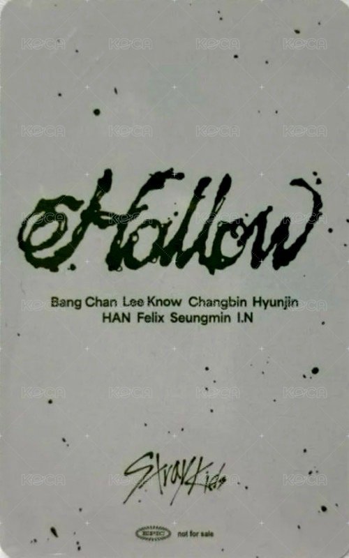 Hollow 入場卡 / 場限卡 靜岡 05/11 背面