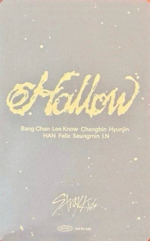 Hollow 入場卡 / 場限卡 靜岡 05/17 背面