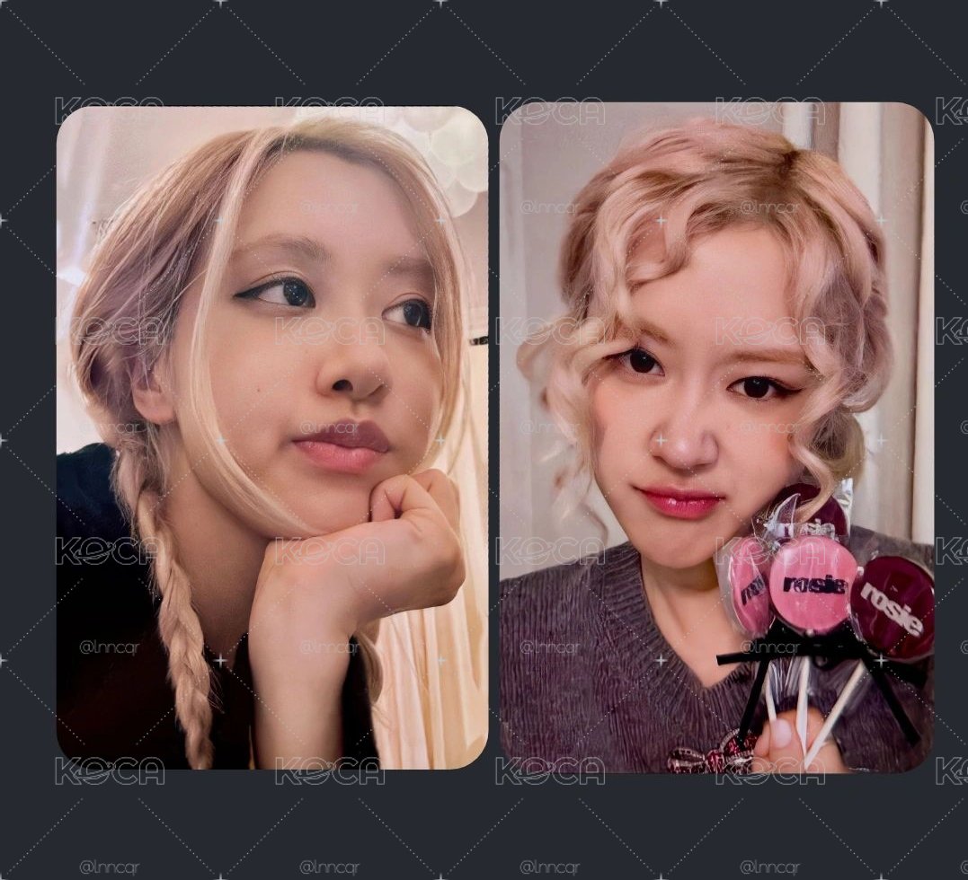 ROSÉ yzy 幸運卡 一套