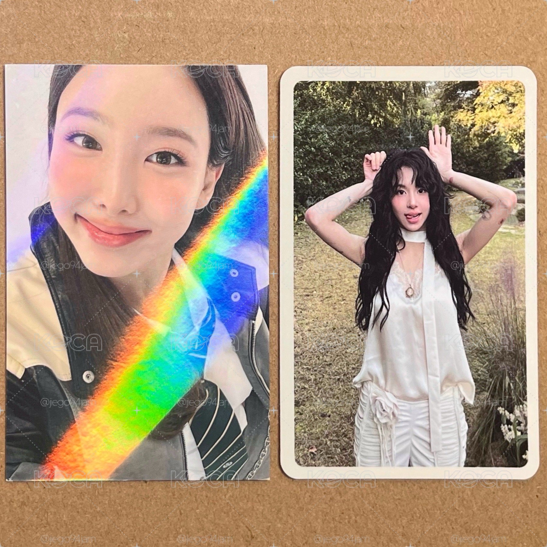 twice小卡 2張一起出