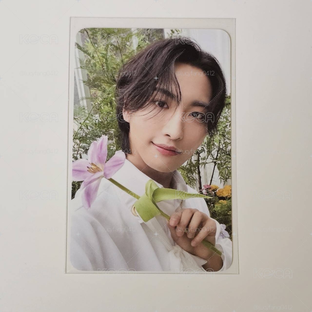 ATEEZ 星化 SEONGHWA NACIFIC 代言卡 拿花星