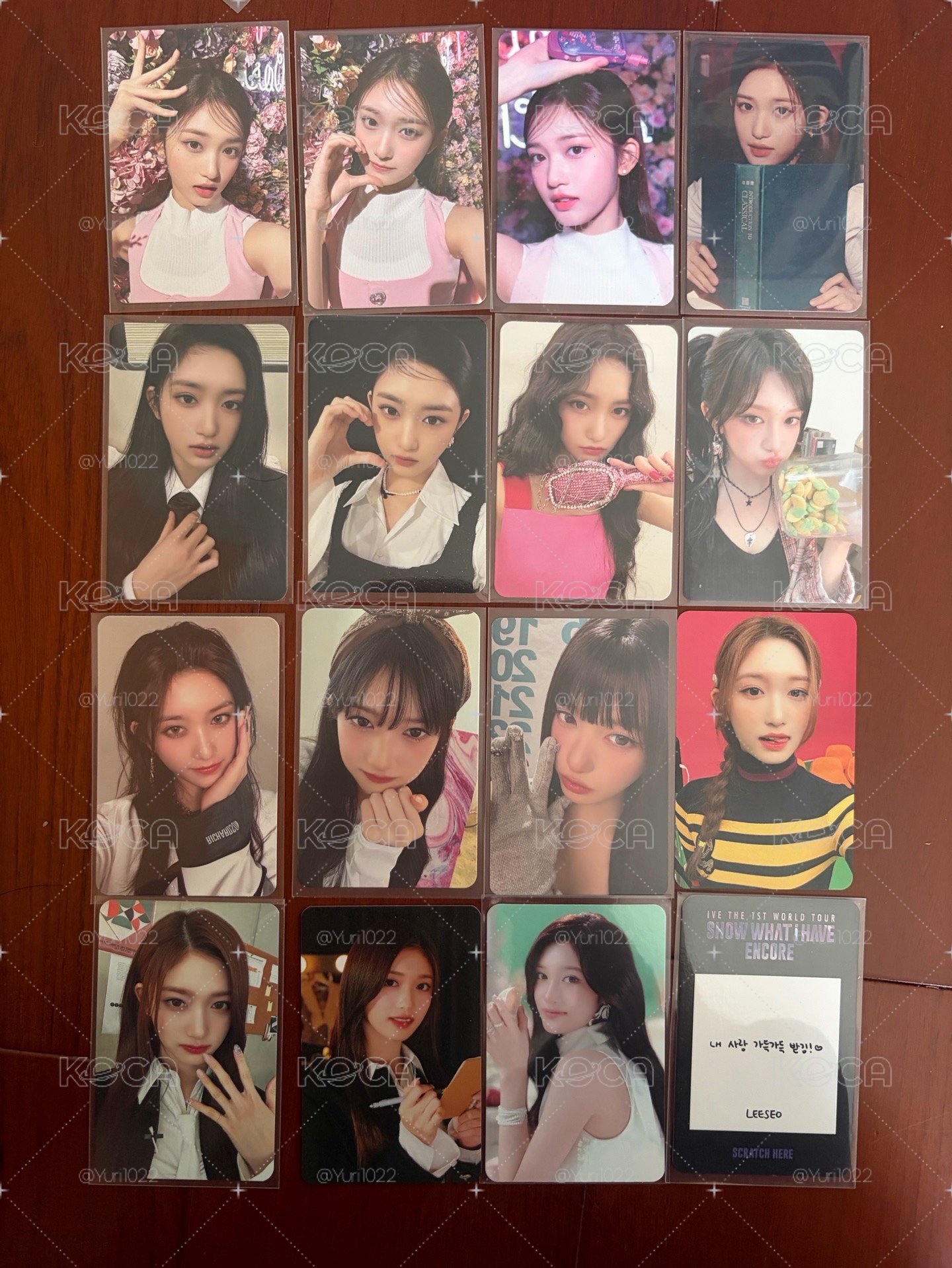 李瑞 便宜小卡 16張