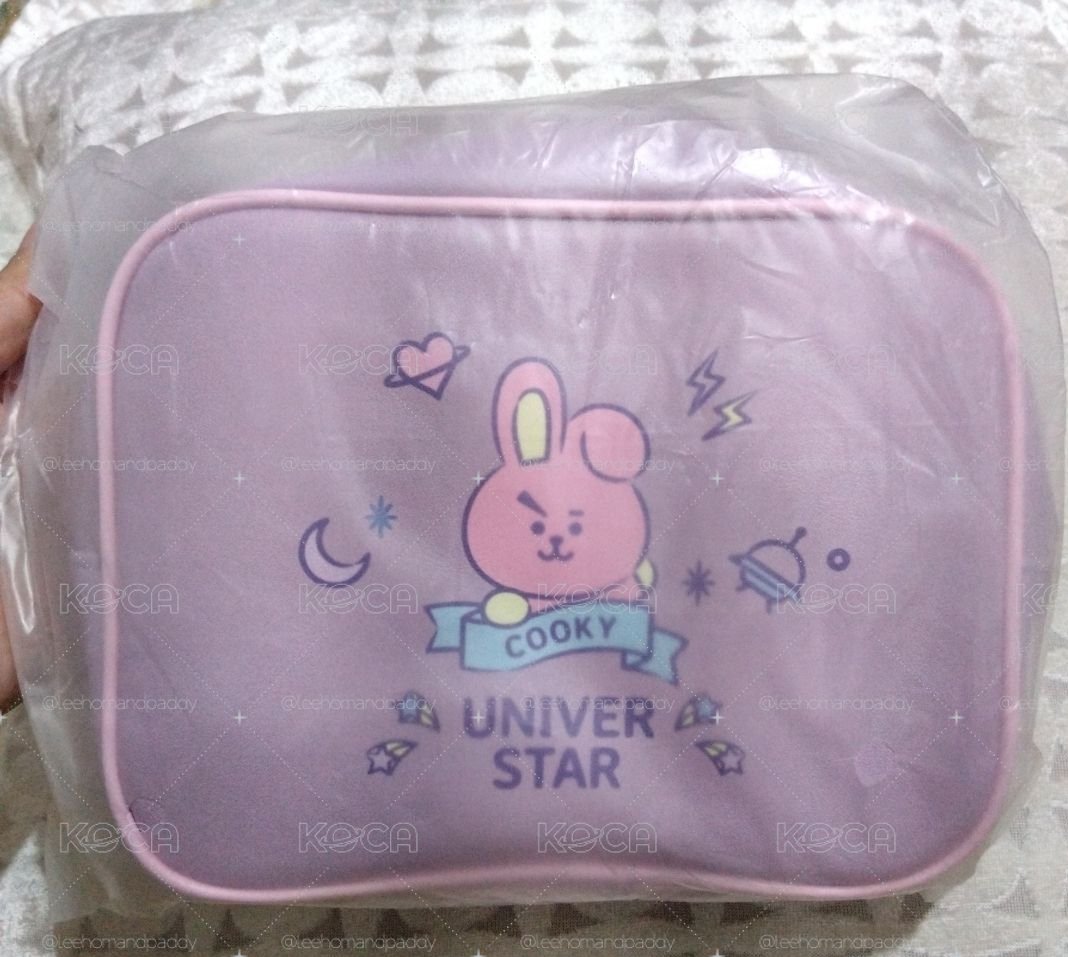 BTS | BT21 帶鏡子化妝包 全新 cooky