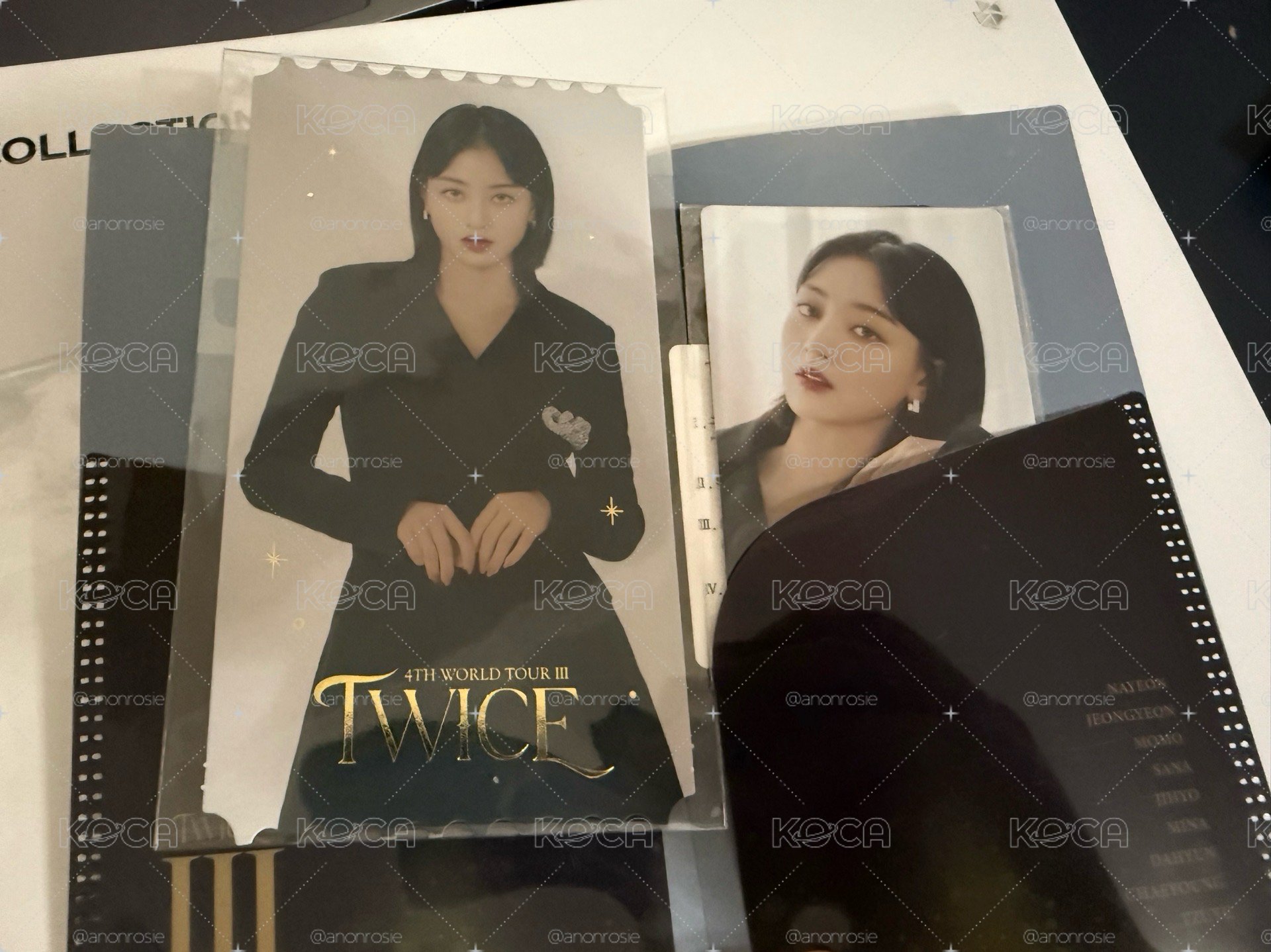 TWICE 四巡 票卡組 志效