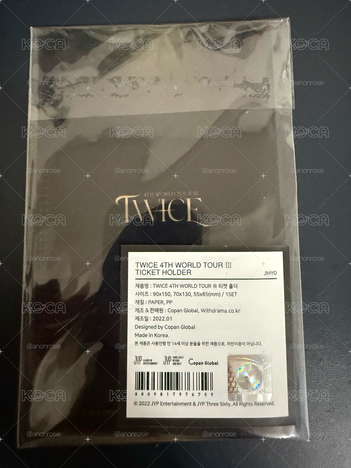TWICE 四巡 票卡組 志效