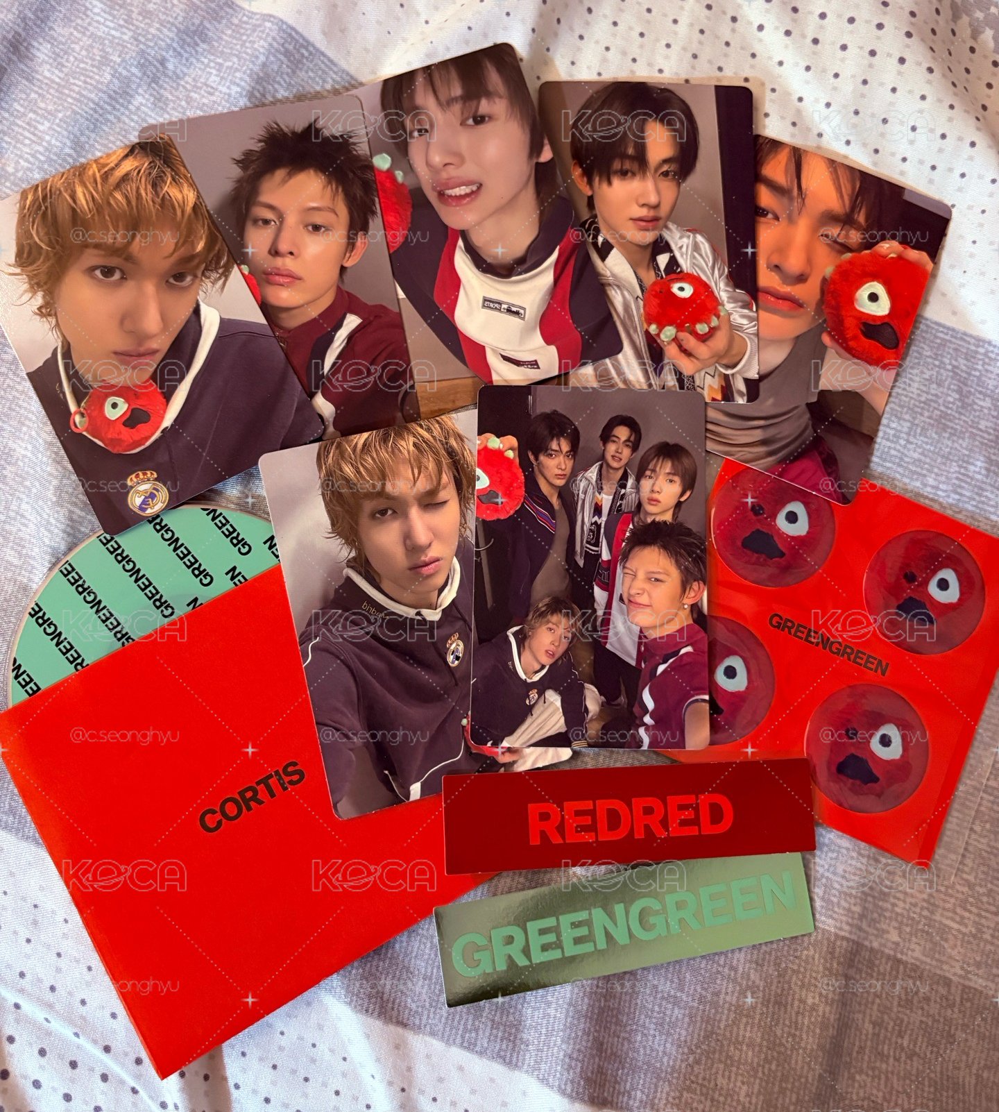 REDRED紅球小卡貼紙一套