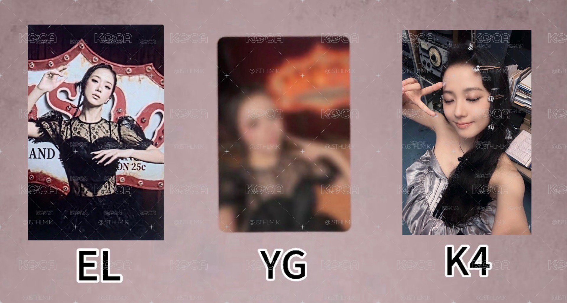 JISOO CLICK YG K4 EL單特典