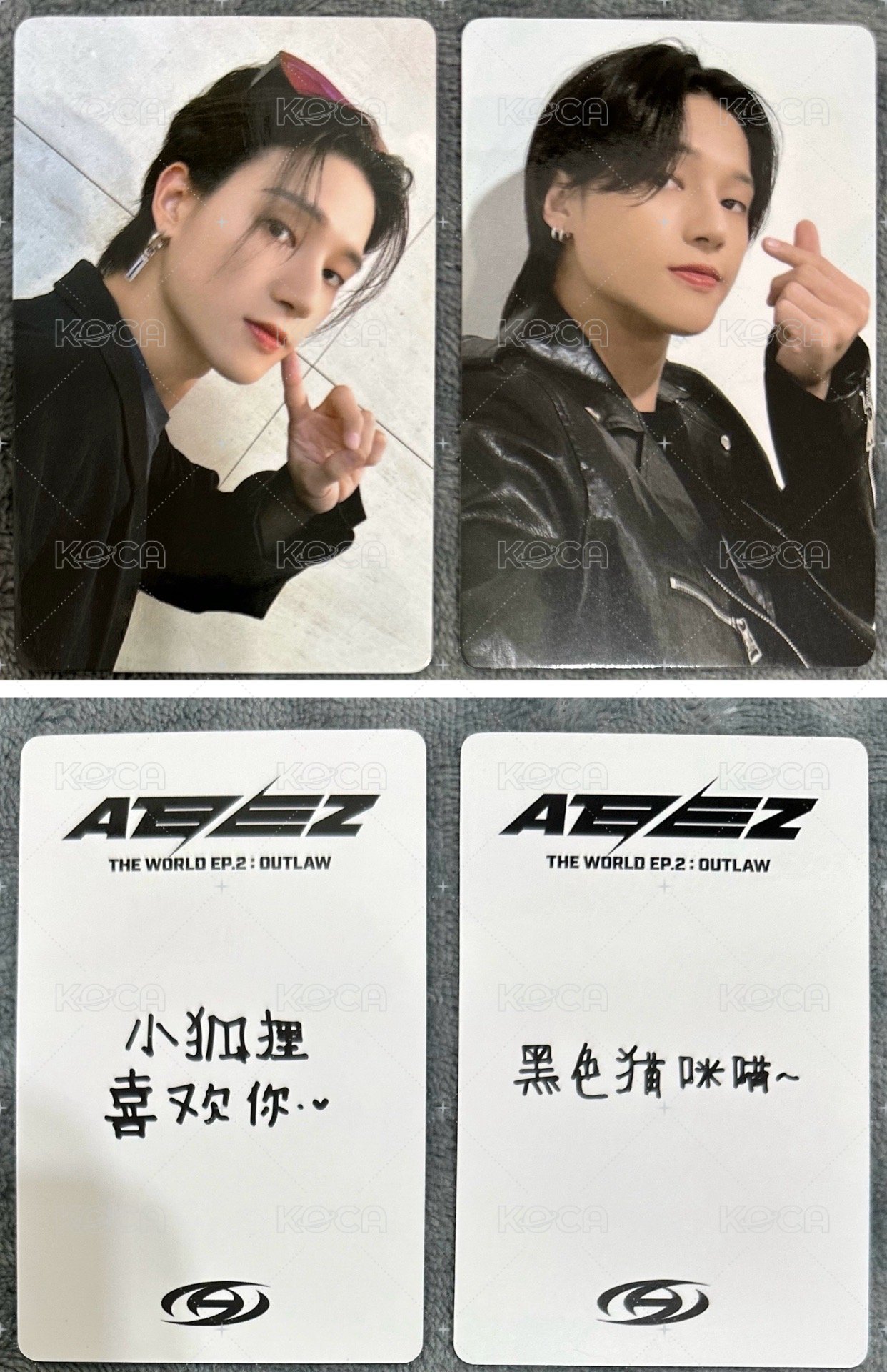 一直娛中文卡背兩張一組（帶🧡滿300）