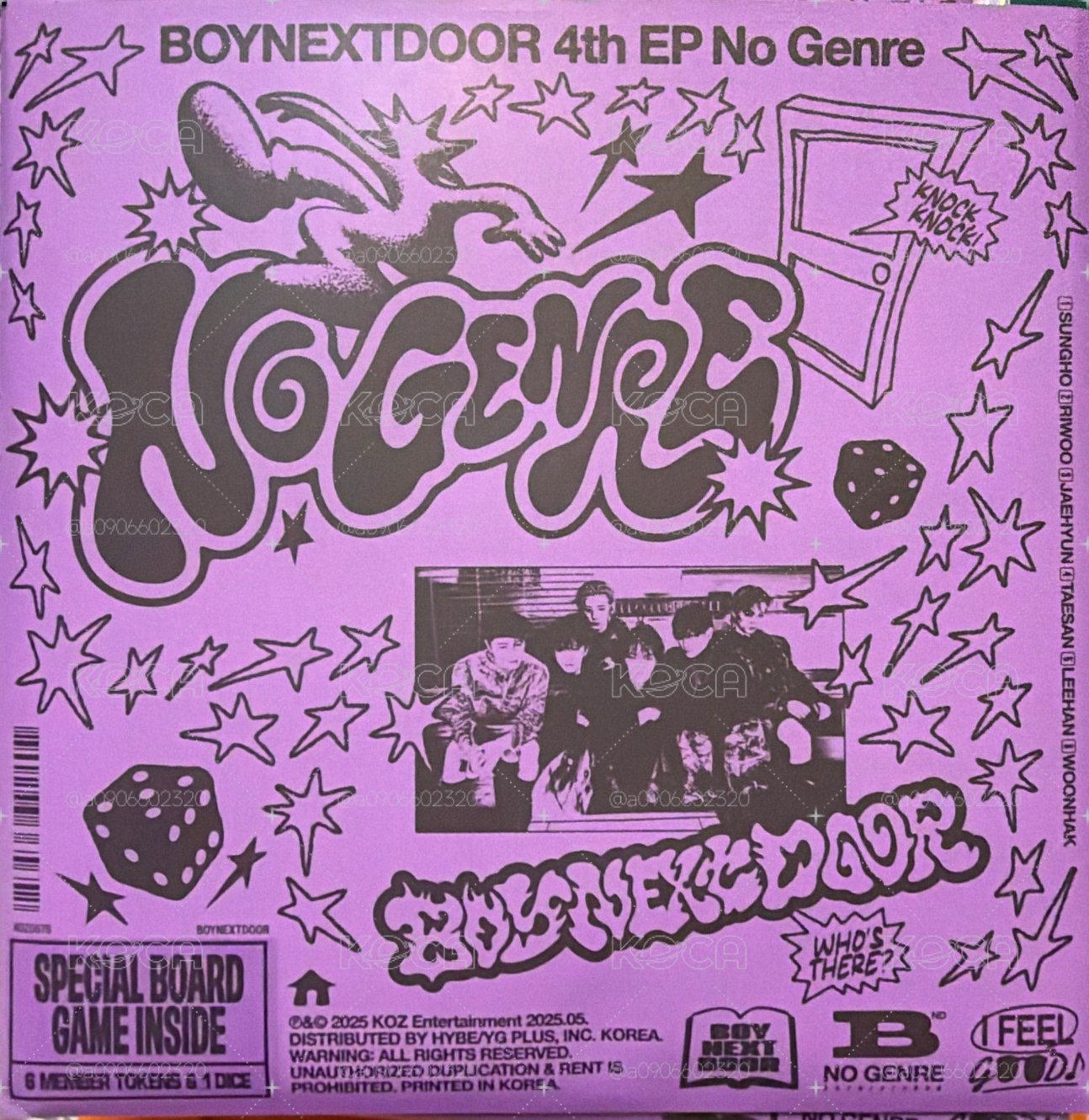 No Genre 專輯 單封 BORADGAME ver.