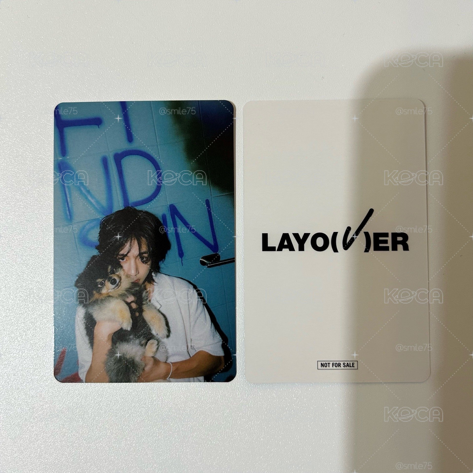 BTS 防彈少年團 金泰亨 V layover JPFC 幸運卡 LD 小卡 抱碳泰