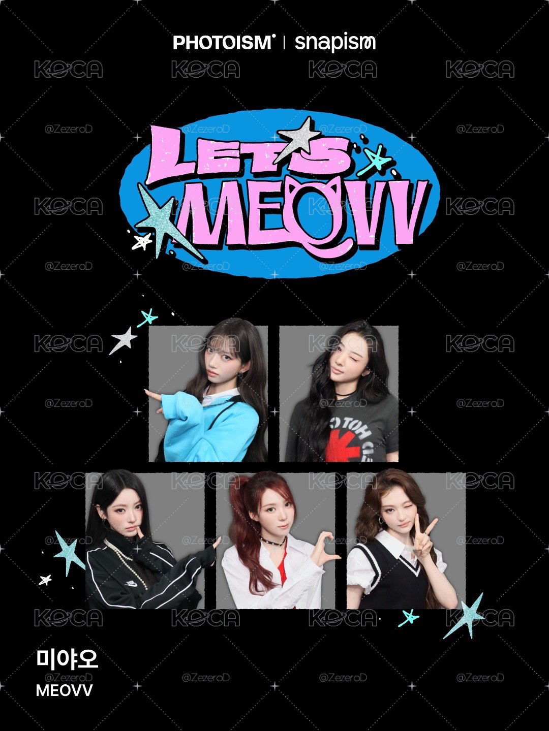 MEOVV 2週年 X snapism X photoism 人生四格卡 代印
