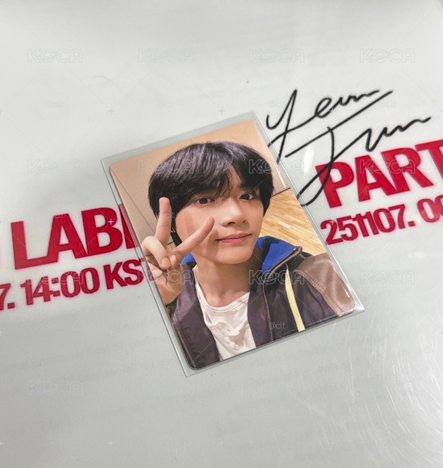 迷八 yzy 2.0 簽售卡 